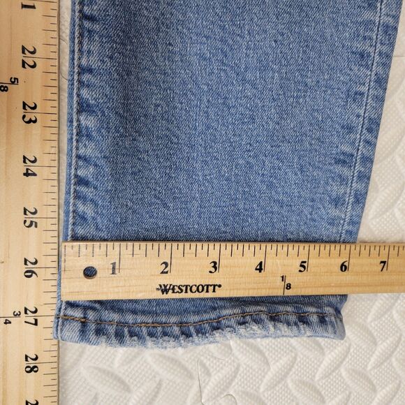 Madewell Jeans Womens 27 Perfect Vintage High Rise Crop Distressed Straight Leg - Picture 12 of 12